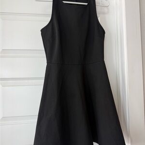 BCBG Black Sleeveless A-Line Mini Dress
